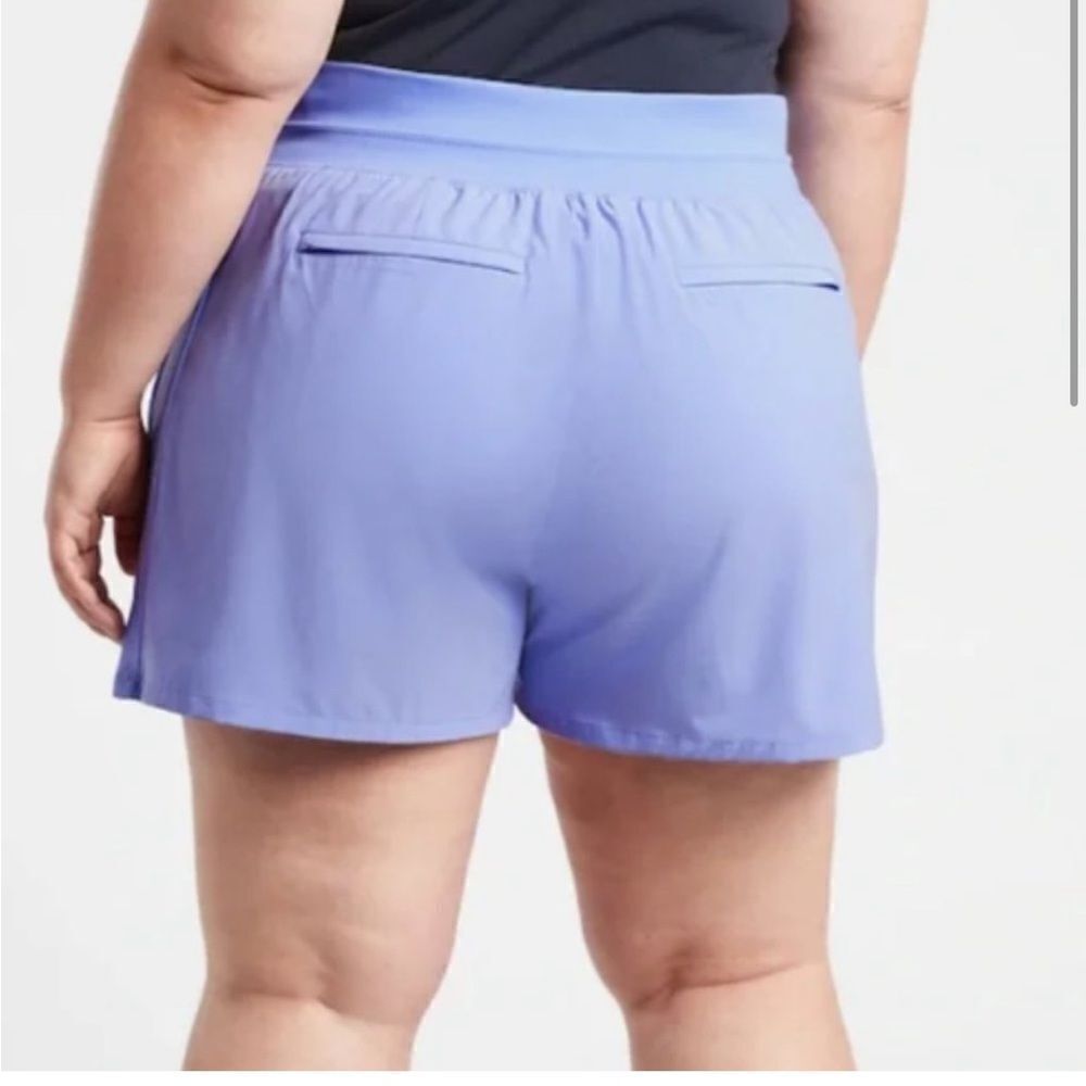 Athleta woman solid purple Brooklyn shorts - Picture 9 of 11